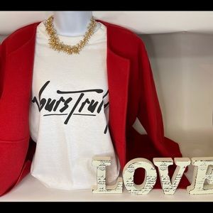 Eileen Fisher red jacket